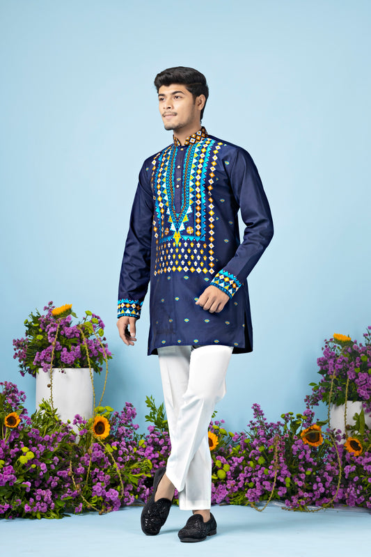 DIAMONDS SHORT HEAVY DESIGNER KURTA