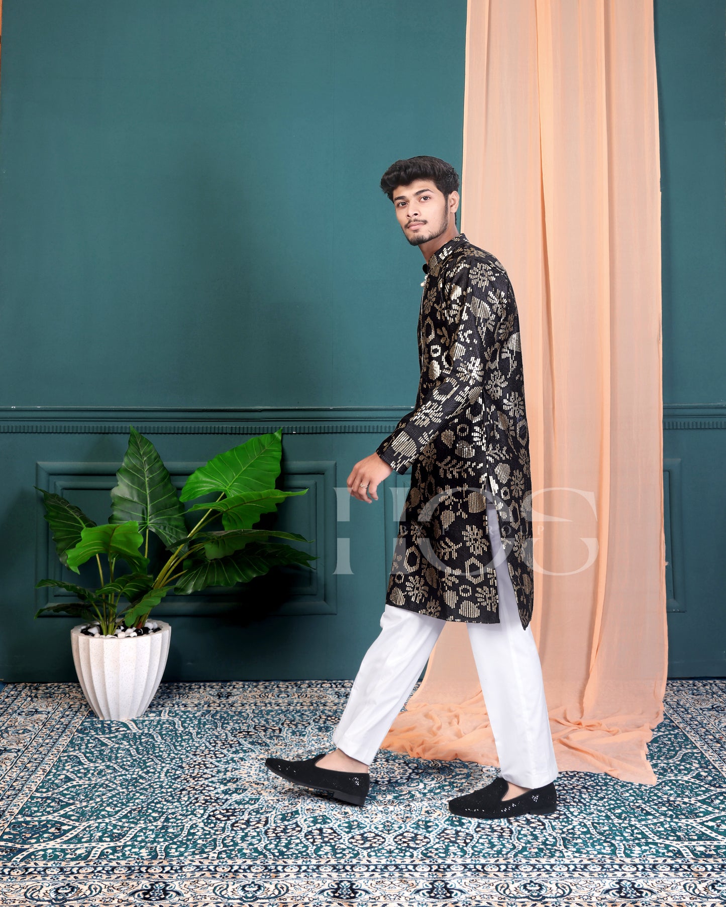 Palm Tree Designer Kurta