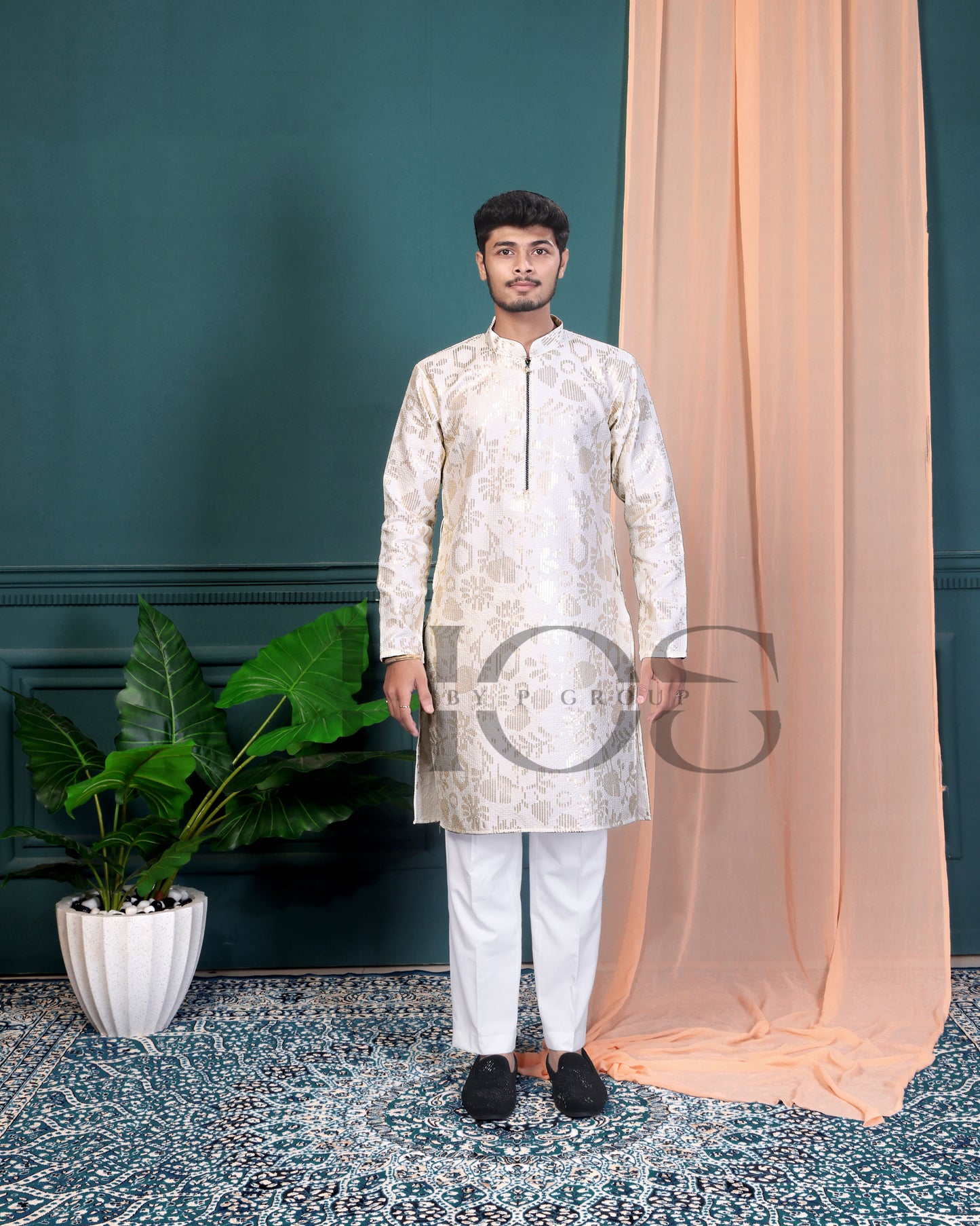 Palm Tree Designer Kurta