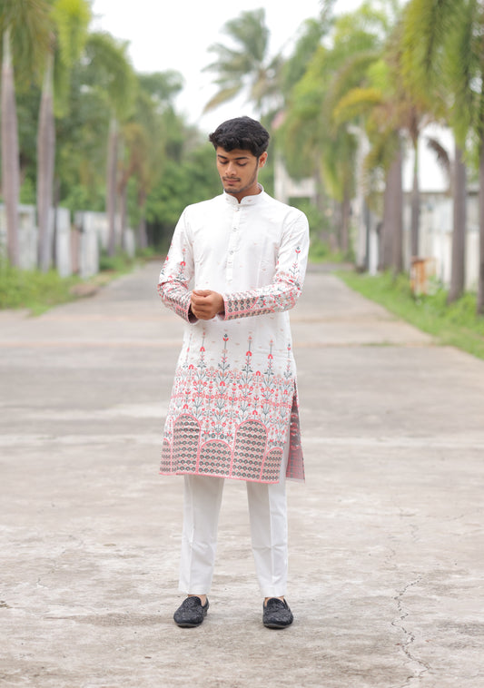 PARIS JACQUARD DESIGNER KURTA