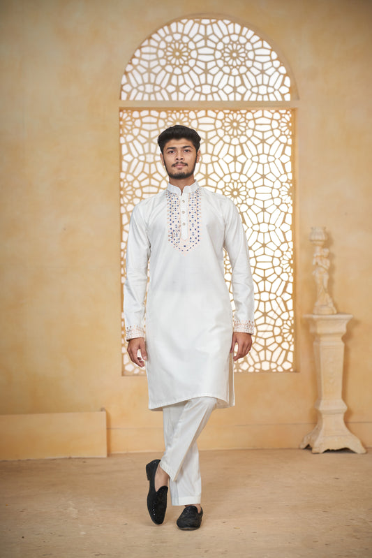 Pyramid Gold Designer Kurta