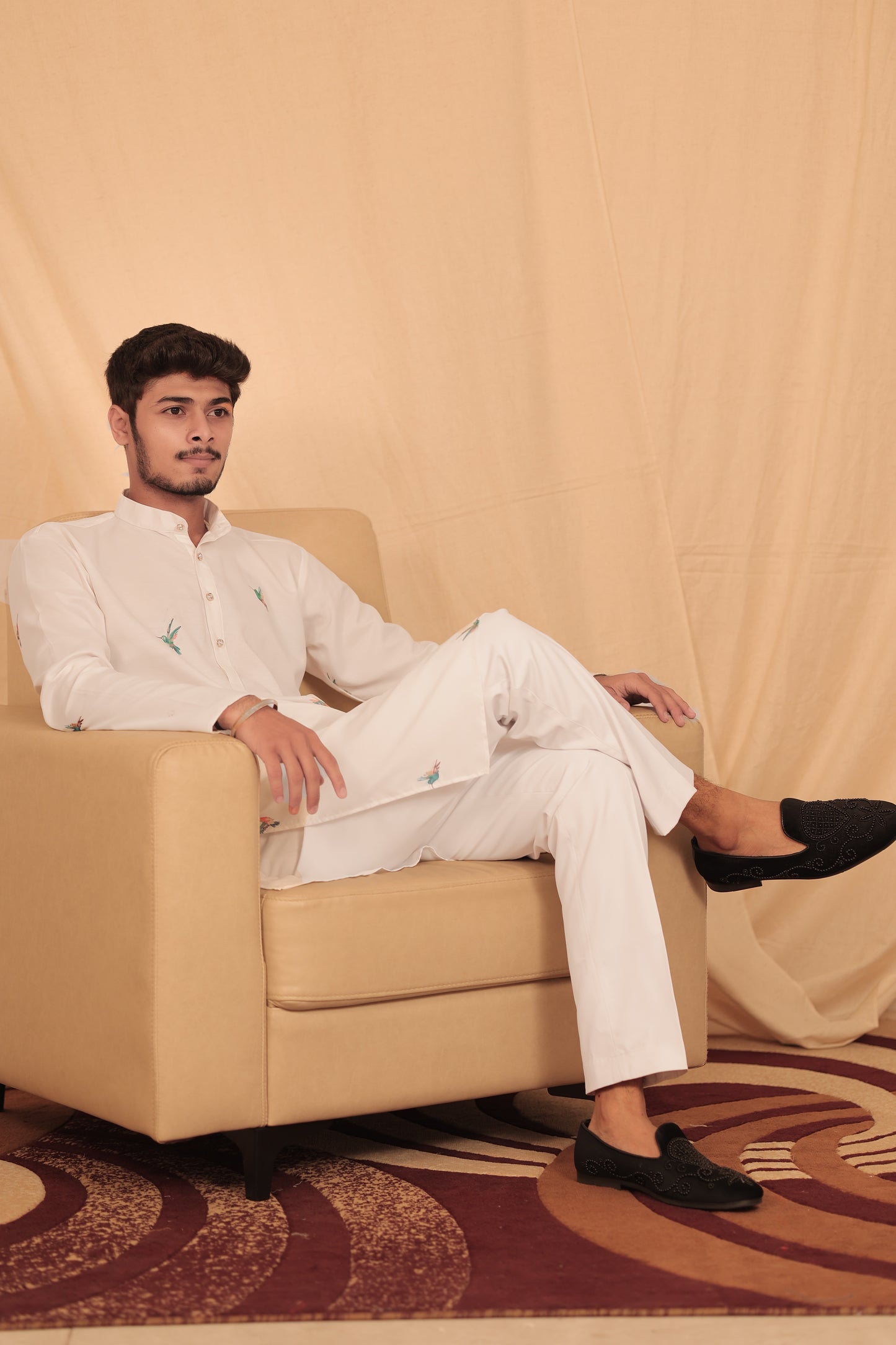 Sparrow Designer Digital Kurta