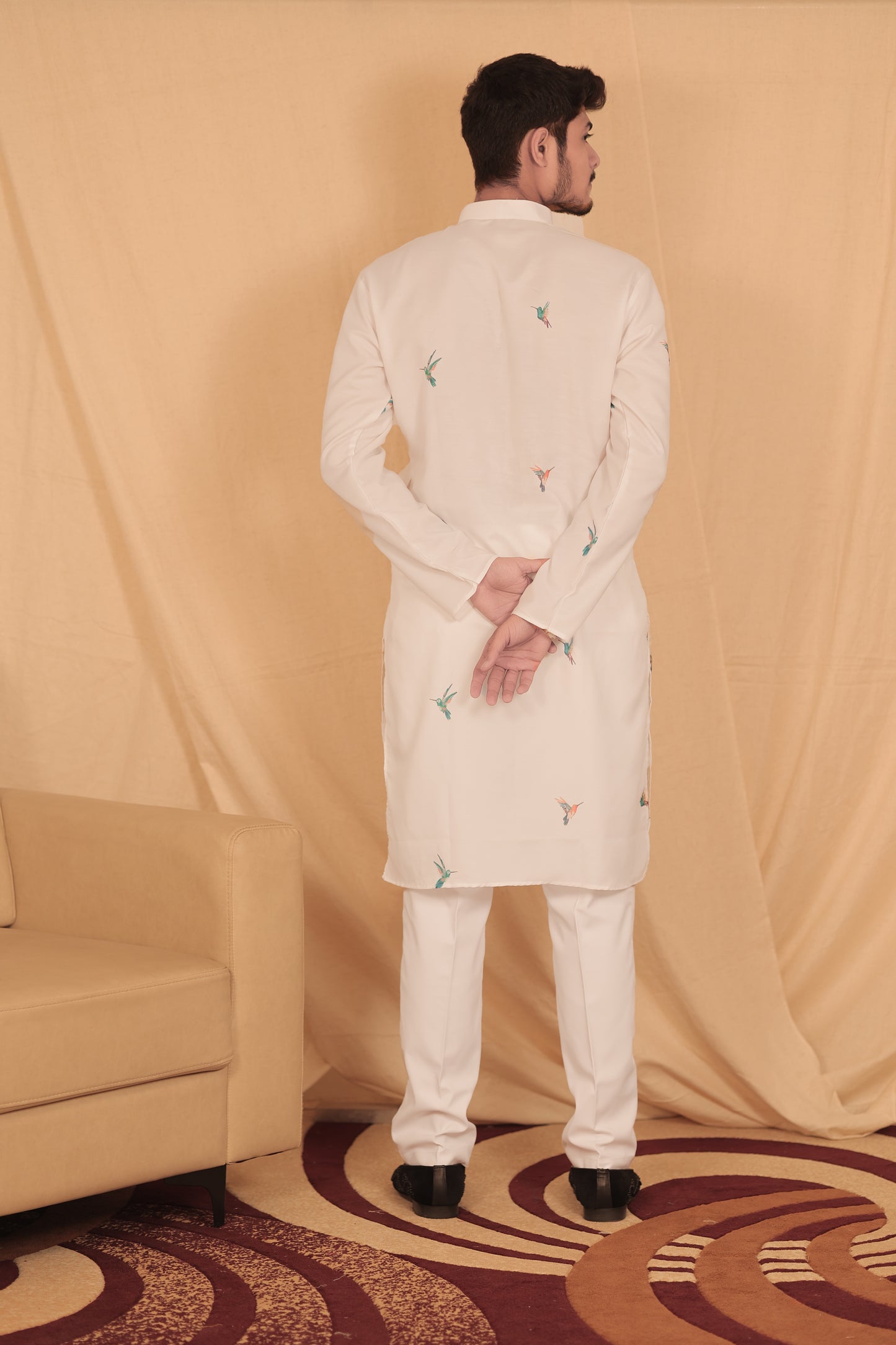 Sparrow Designer Digital Kurta