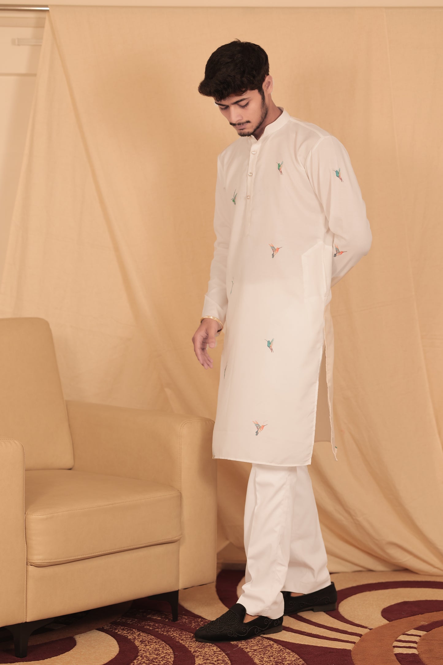 Sparrow Designer Digital Kurta