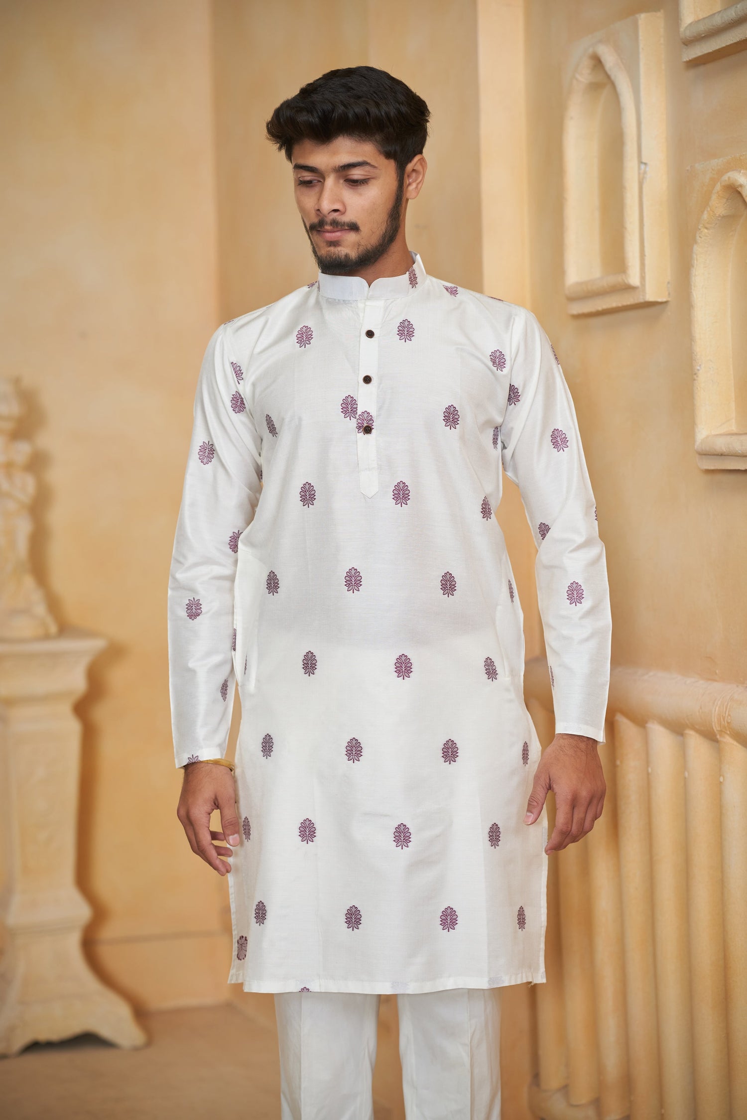 Jacquard Kurta