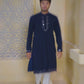 Navy Flyer Designer Kurta